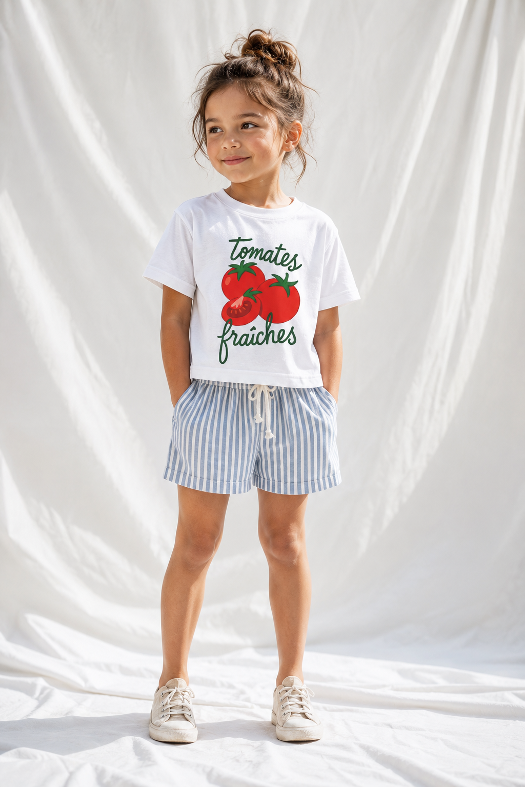 Toddler T-Shirt — "Tomates Fraîches" Cute Tomato Graphic