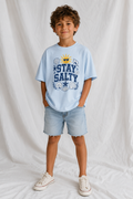Stay Salty Kids T-Shirt — Beach Shells & Sunny Vibes Youth Tee