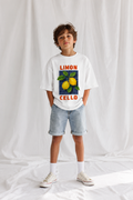 Youth T-Shirt — "Limoncello" Lemon Graphic Tee