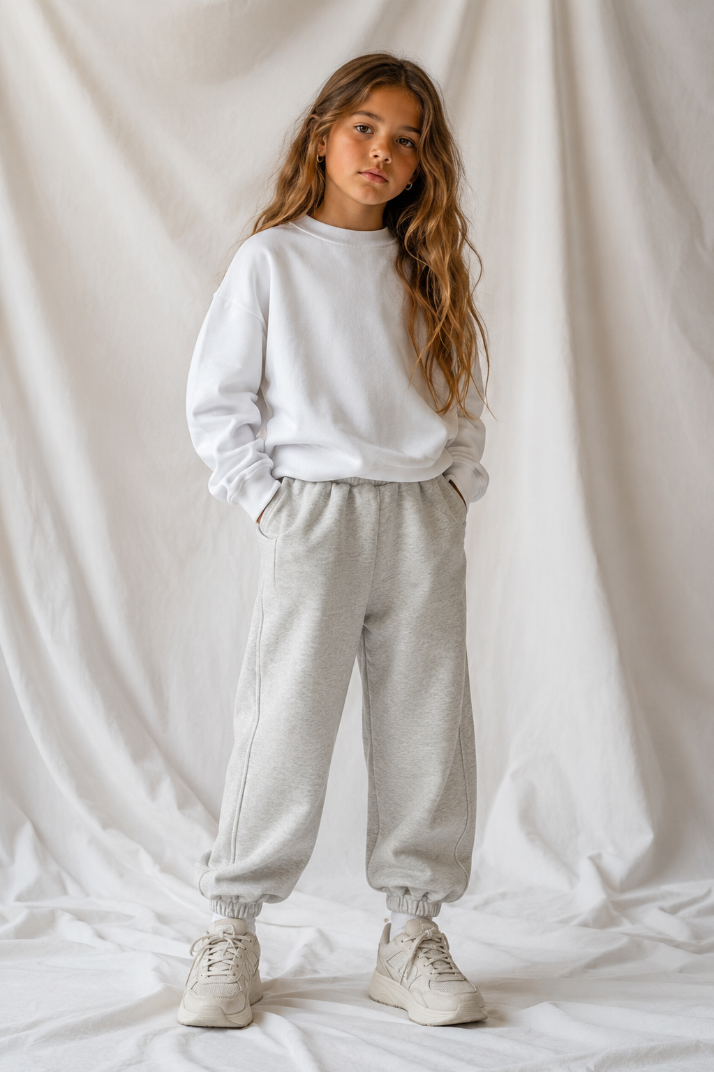 Essential Kids Fleece Jogger Sweatpants | Soft Cotton Blend Everyday Pants