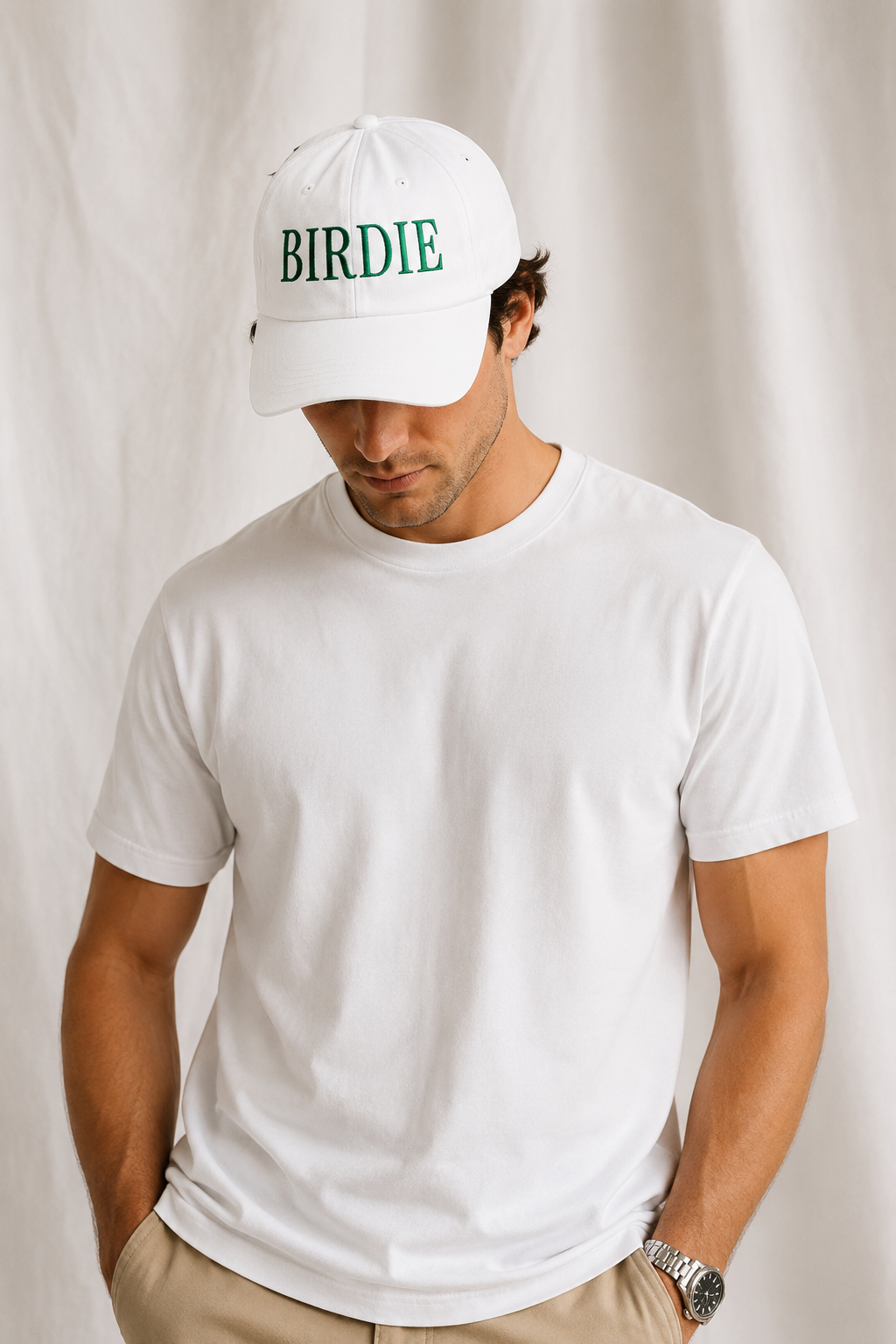 Birdie Embroidered Golf Hat | Adjustable Cotton Dad Cap