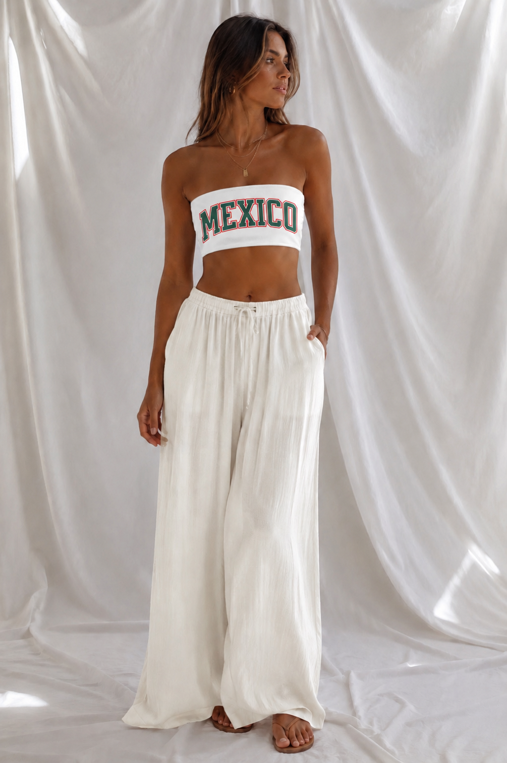 Women's Mexico Bandeau Bikini Top | Strapless Swim Top