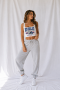 New England Square Neck Crop Tank Top, Football Game Day Top, Women’s Tailgate Shirt, Football Seaso