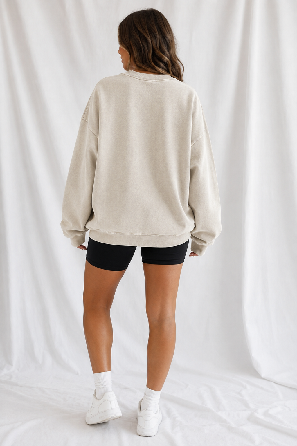 Kansas City Football Snow Washed Oversized Sweatshirt