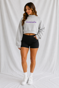 Minnesota Football Mock Neck Crop Sweater
