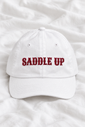 Saddle Up Embroidered Kids Cap | Adjustable Cotton Baseball Hat