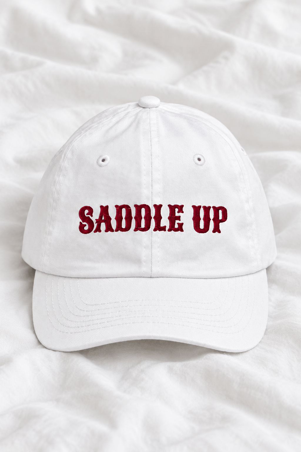 Saddle Up Embroidered Kids Cap | Adjustable Cotton Baseball Hat