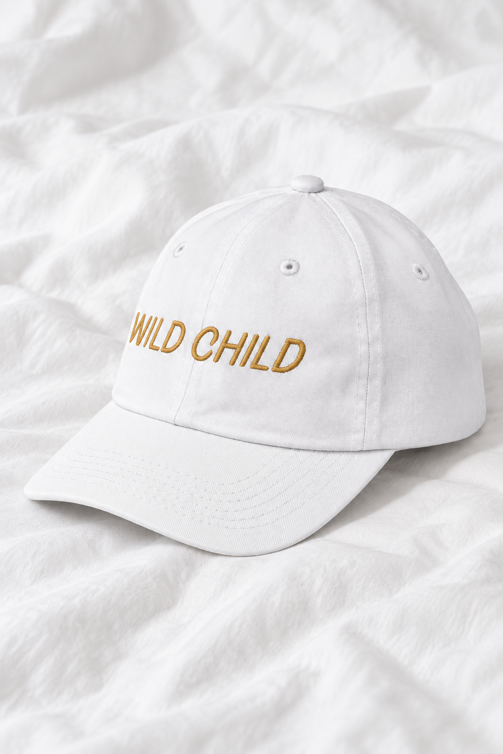 Wild Child Embroidered Kids Cap | Adjustable Cotton Baseball Hat
