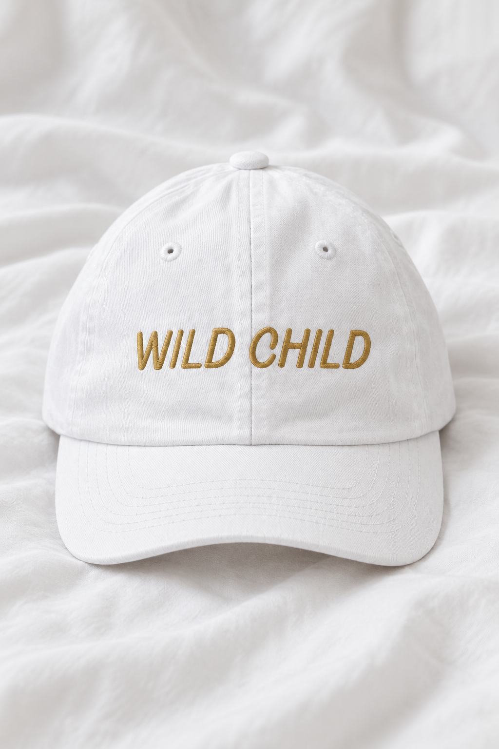 Wild Child Embroidered Kids Cap | Adjustable Cotton Baseball Hat