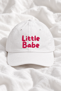 Little Babe Embroidered Kids Cap | Adjustable Cotton Baseball Hat