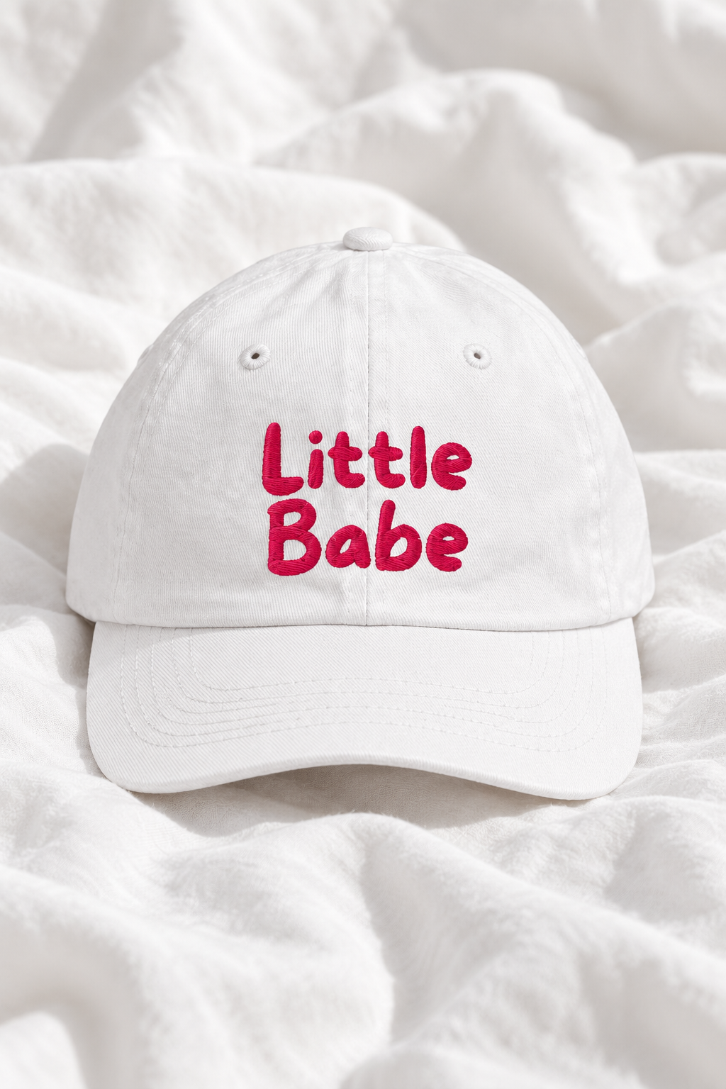 Little Babe Embroidered Kids Cap | Adjustable Cotton Baseball Hat
