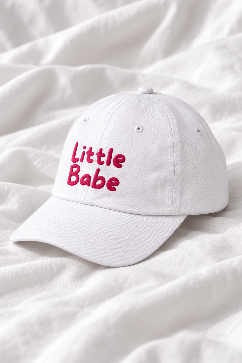 Little Babe Embroidered Kids Cap | Adjustable Cotton Baseball Hat