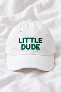 Little Dude Embroidered Kids Cap | Adjustable Cotton Baseball Hat