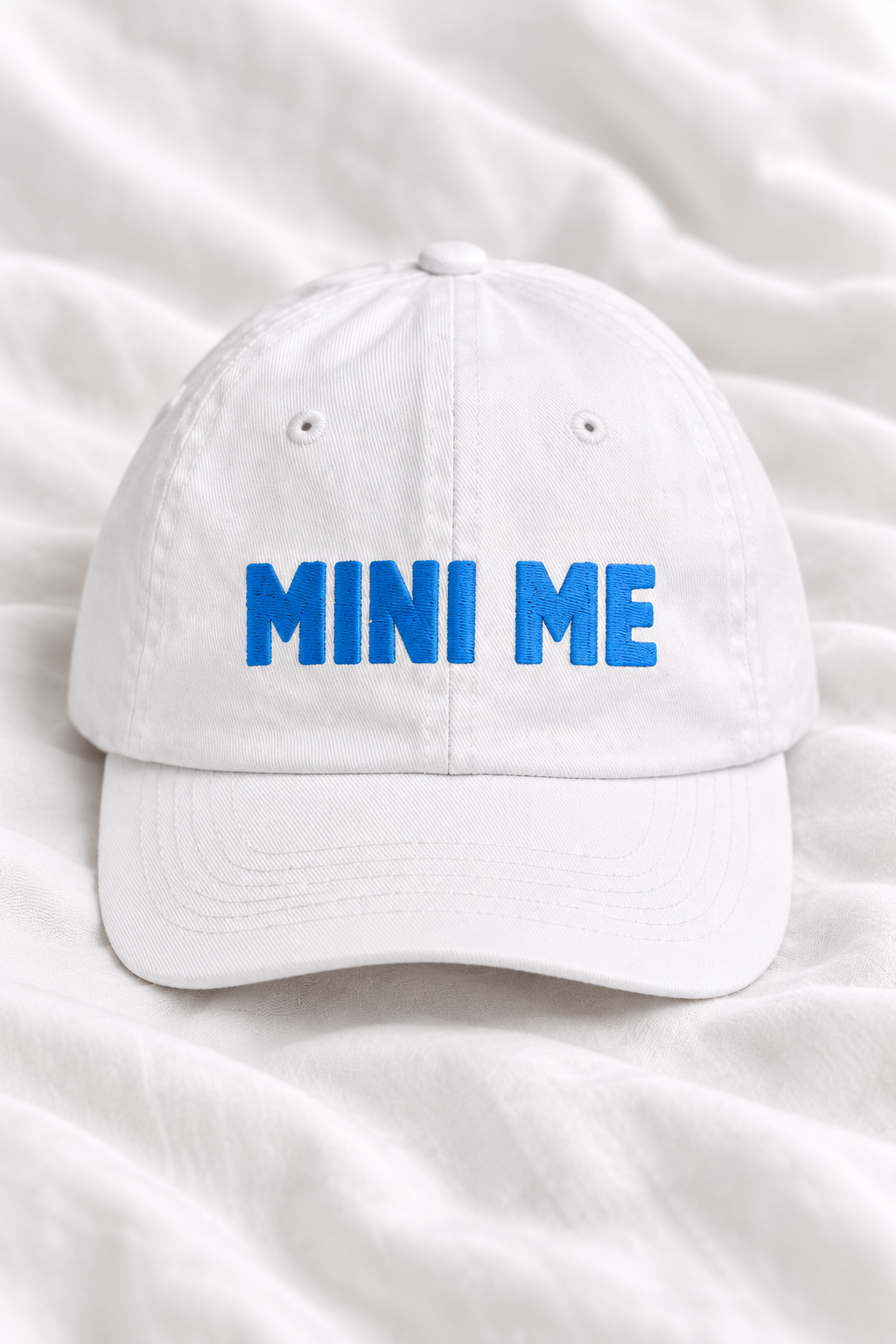 Mini Me Embroidered Kids Cap | Adjustable Cotton Baseball Hat