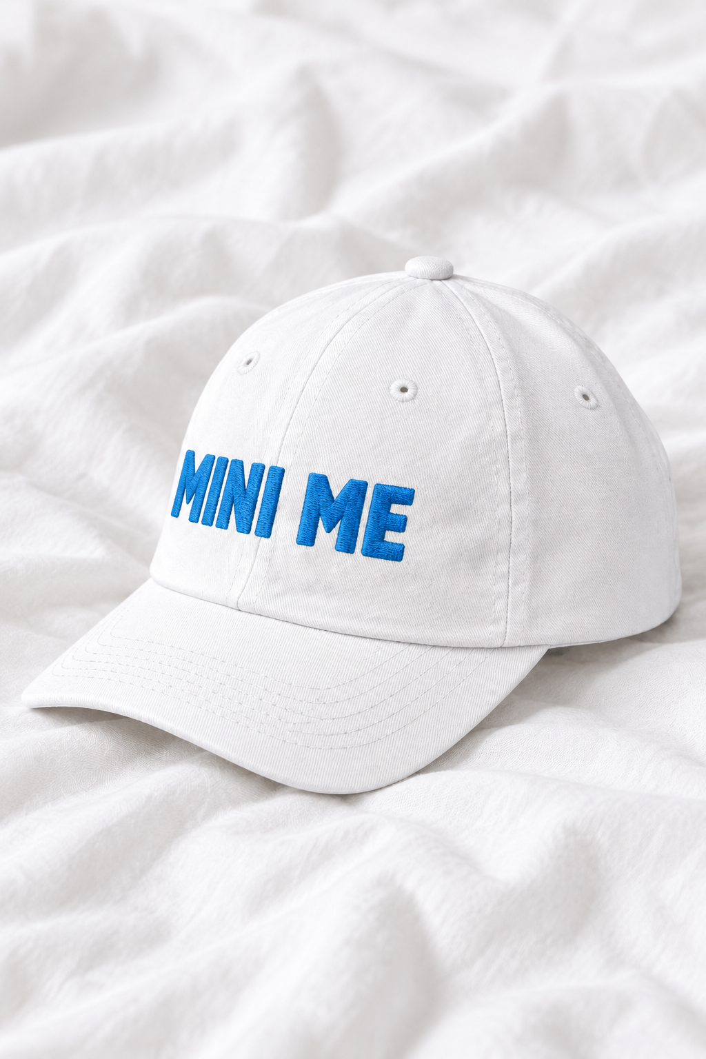 Mini Me Embroidered Kids Cap | Adjustable Cotton Baseball Hat