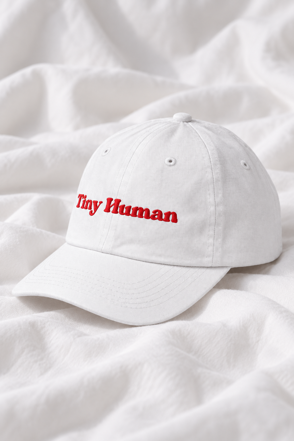 Tiny Human Embroidered Kids Cap | Adjustable Cotton Baseball Hat