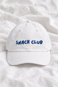 Snack Club Embroidered Kids Cap | Adjustable Cotton Baseball Hat