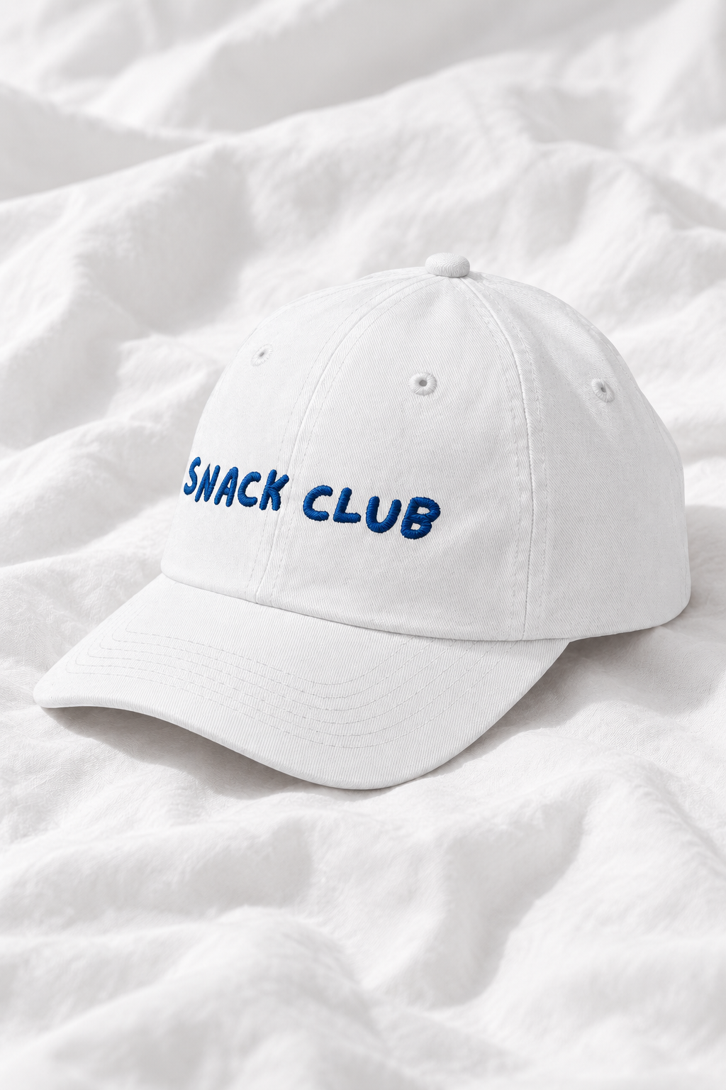 Snack Club Embroidered Kids Cap | Adjustable Cotton Baseball Hat