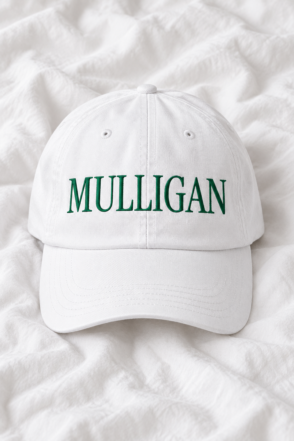 Mulligan Embroidered Golf Hat | Adjustable Cotton Dad Cap