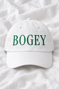 Bogey Embroidered Golf Hat | Adjustable Cotton Dad Cap