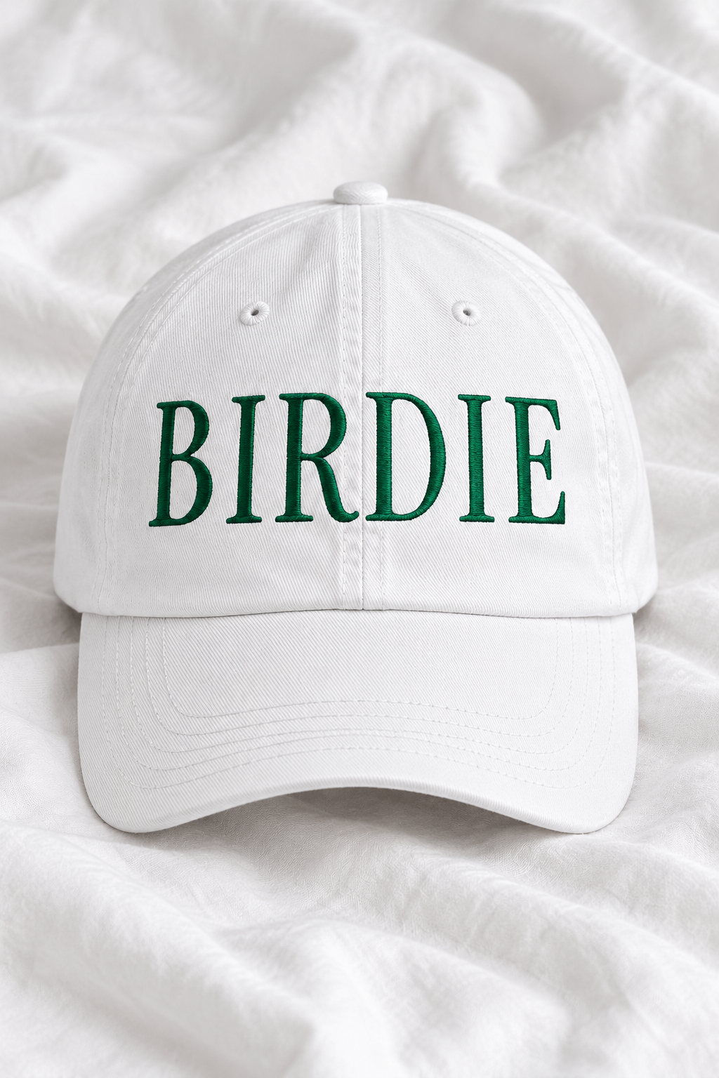 Birdie Embroidered Golf Hat | Adjustable Cotton Dad Cap