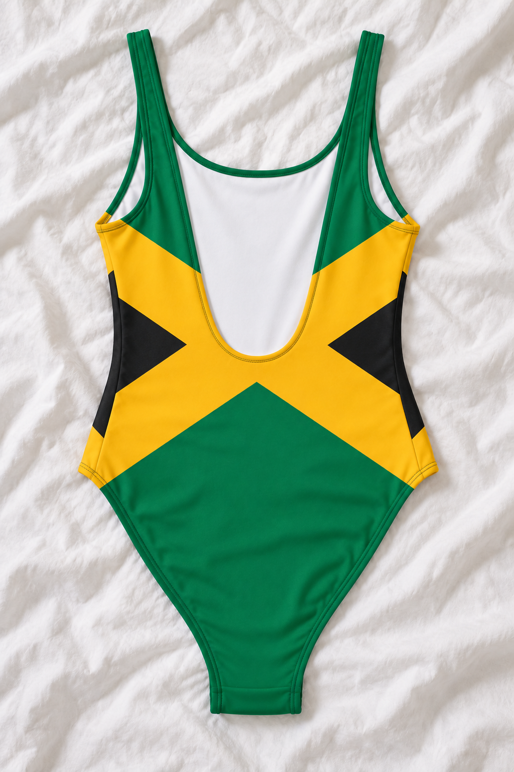 Jamaica Flag One-Piece Swimsuit – Women’s Jamaican Flag Swimwear