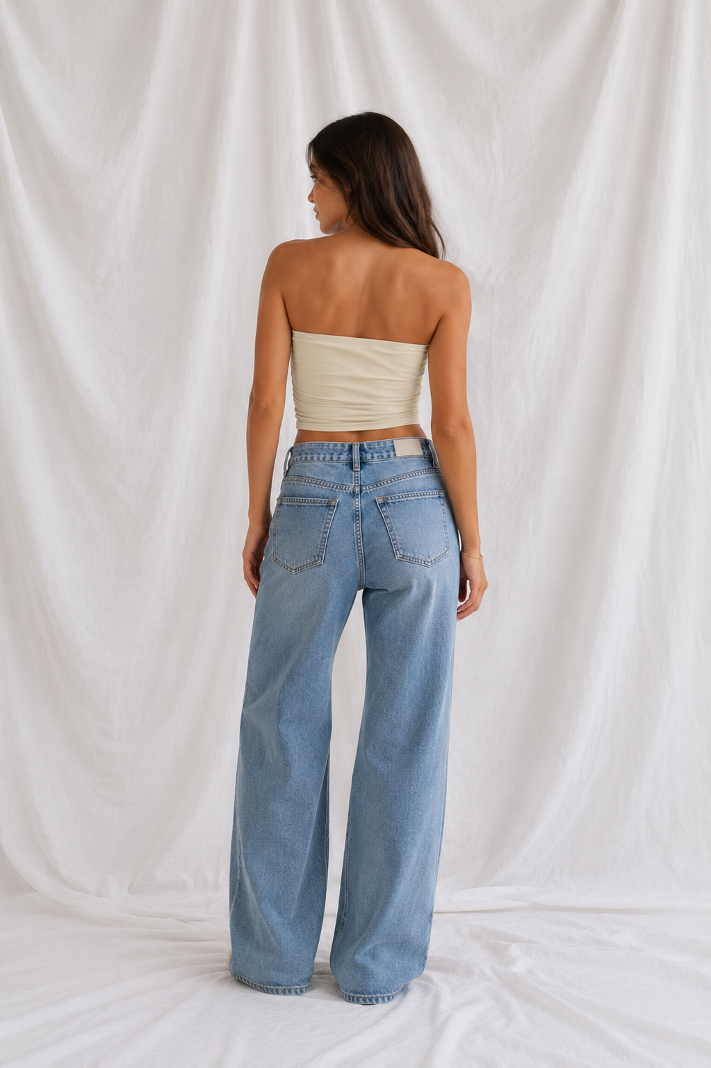 Drunk in Love Ruched Cropped Tube Top