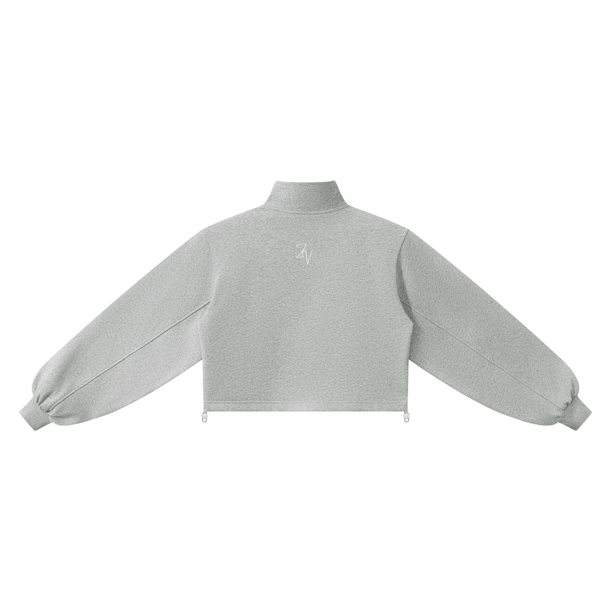 Women's Mock-Neck Quarter-Zip Sweatshirt | Casual Oversized Pullover