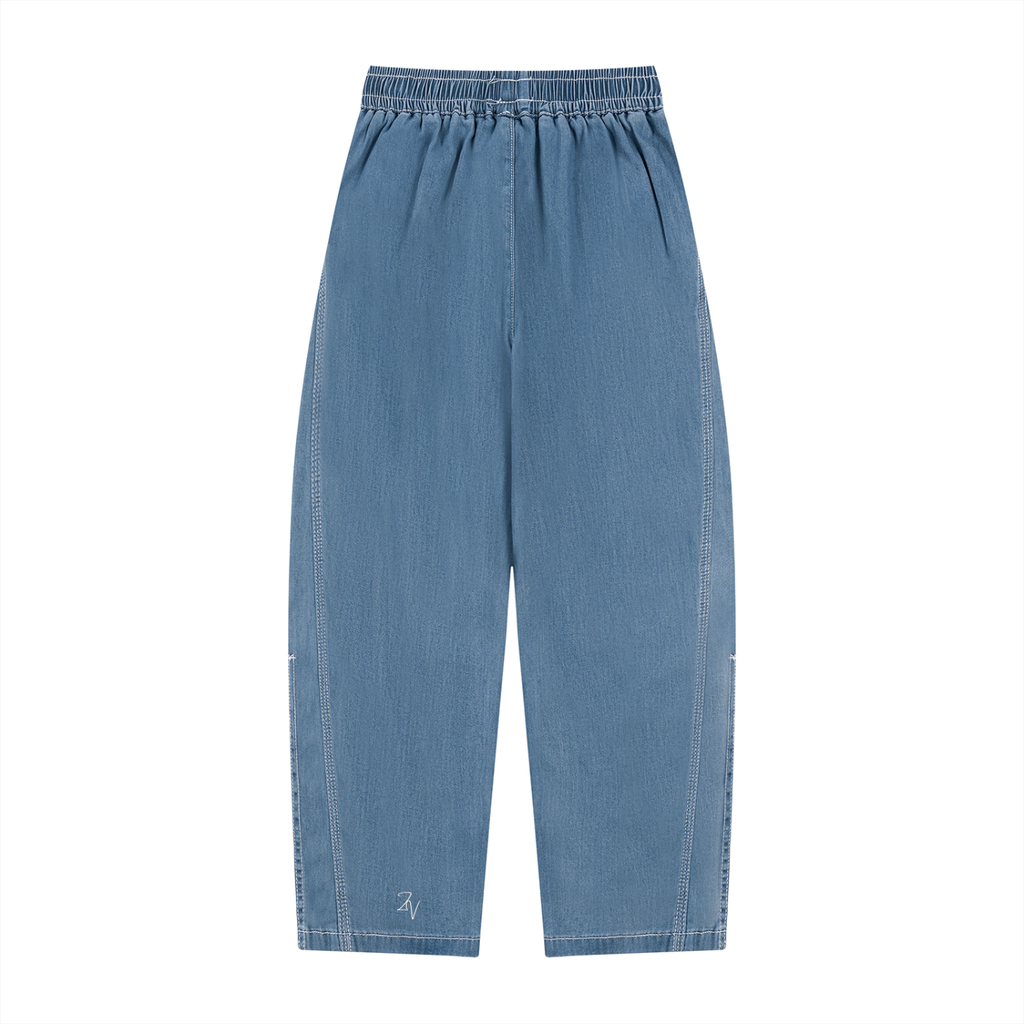 Kids Vintage Wash Straight Leg Jeans | Soft Everyday Denim Pants