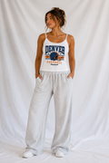 Denver Low Back Tank Top – Women’s Football Game Day Shirt, Backless Tailgate Top