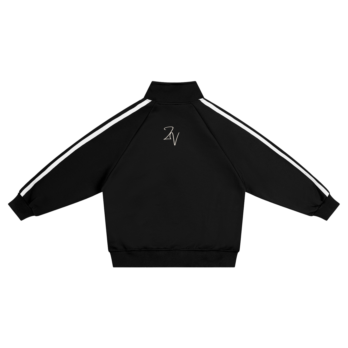Kids Contrast Tape Track Jacket | Lightweight Zip-Up Athletic Jacket