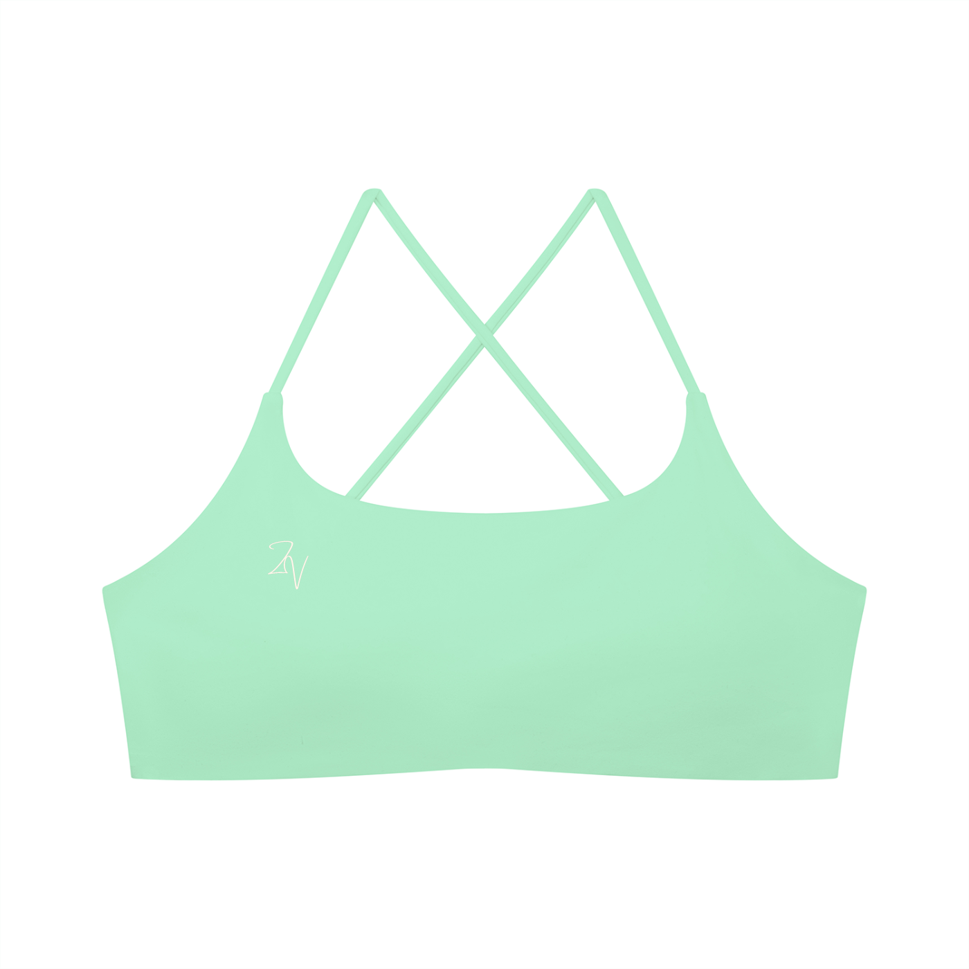 Women's Cross Back Sports Bra | Built-In Padded Athletic Workout Bra