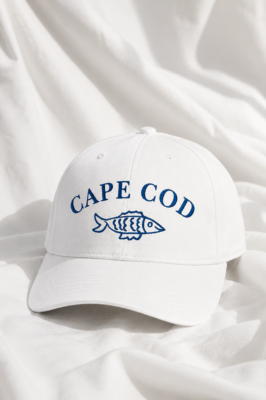 Cape Cod Embroidered 5-Panel Cap | Adjustable Mid-Profile Snapback Hat