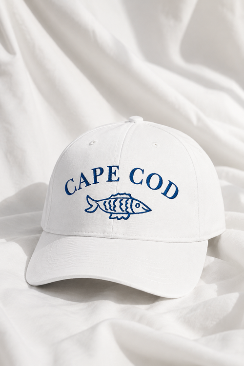 Cape Cod Embroidered 5-Panel Cap | Adjustable Mid-Profile Snapback Hat