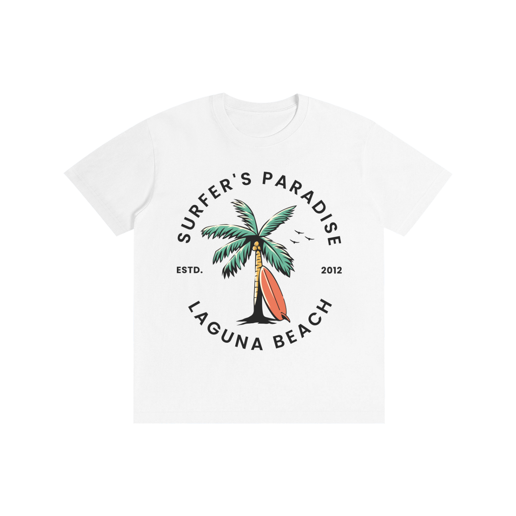 Laguna Beach Surfers Paradise Women's Graphic Tee | 100% Cotton Coastal Beach Shirt