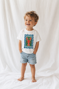 Toddler T‑Shirt — Nautical Lobster Plaid Kids Tee
