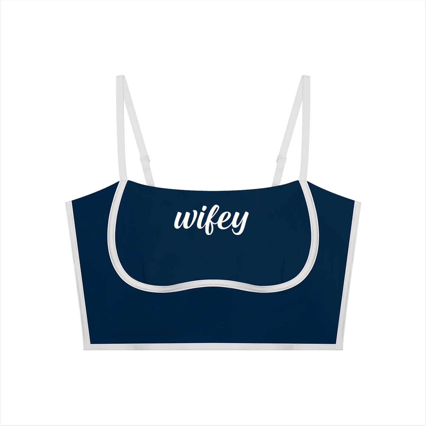 Wifey Women's Padded Sports Bra | Supportive Bridal Activewear