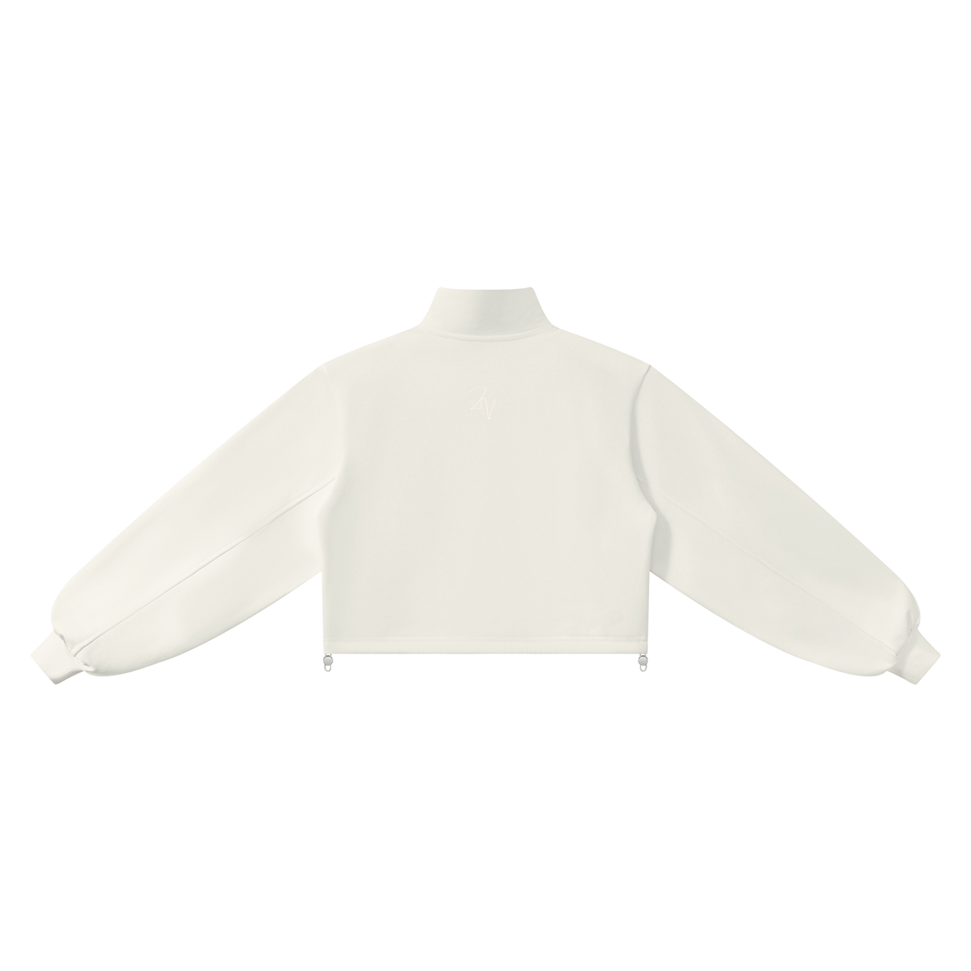 Women's Mock-Neck Quarter-Zip Sweatshirt | Casual Oversized Pullover