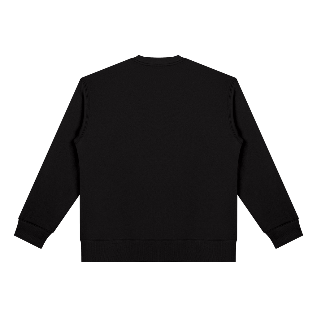 Moo-d Cow Print Bow Unisex Heavyweight Crewneck Sweatshirt