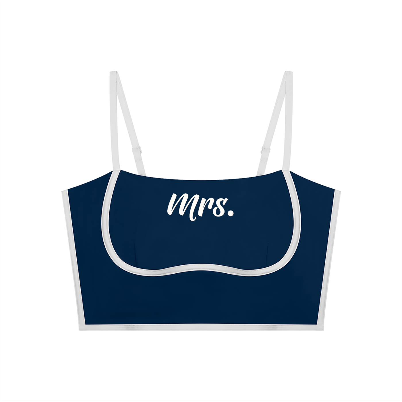 Mrs. Women's Padded Sports Bra | Supportive Bridal Activewear