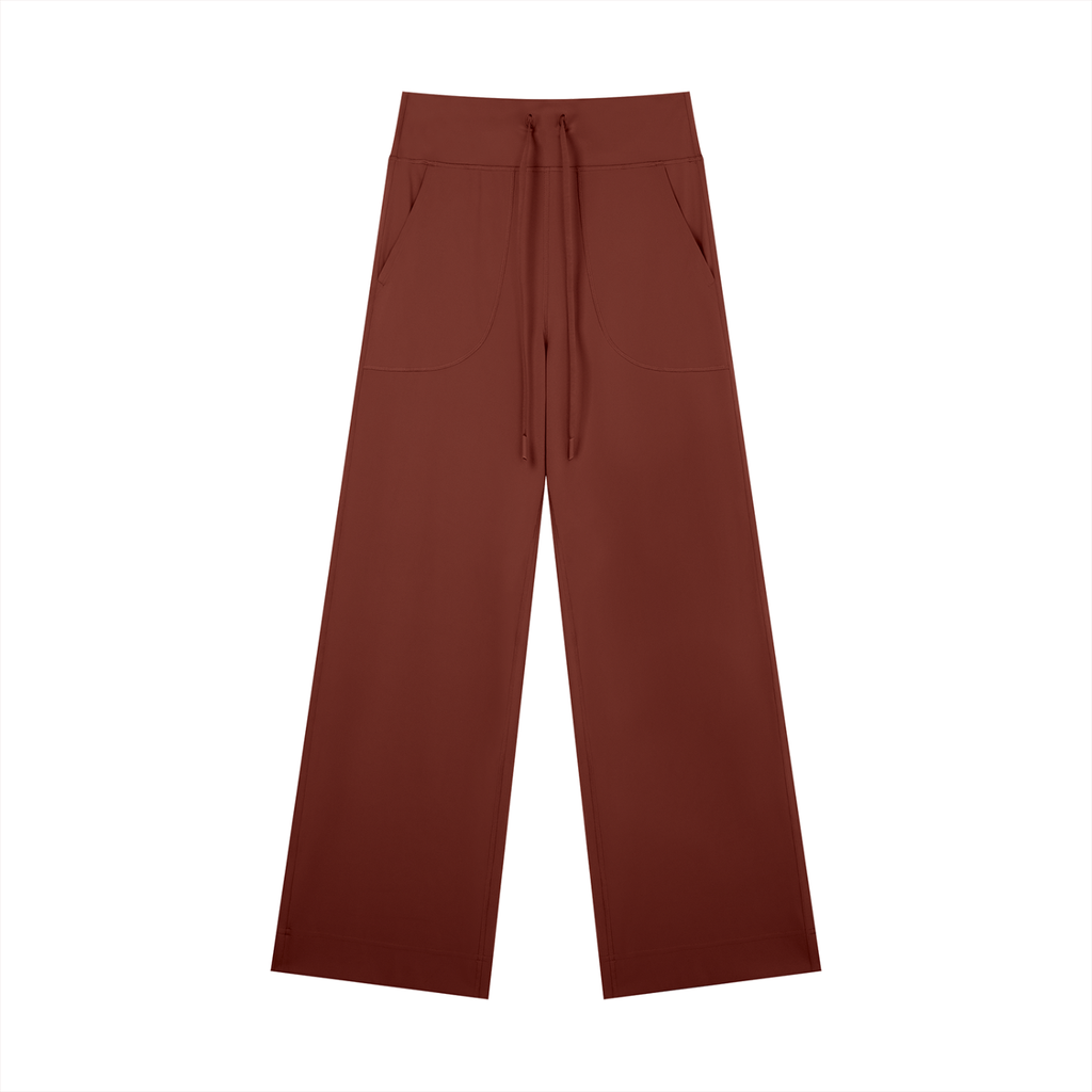 Women's High Rise Straight Leg Lounge Pants | Soft Comfort Everyday Pants