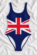 United Kingdom Flag One-Piece Swimsuit – Women’s British Flag Swimwear