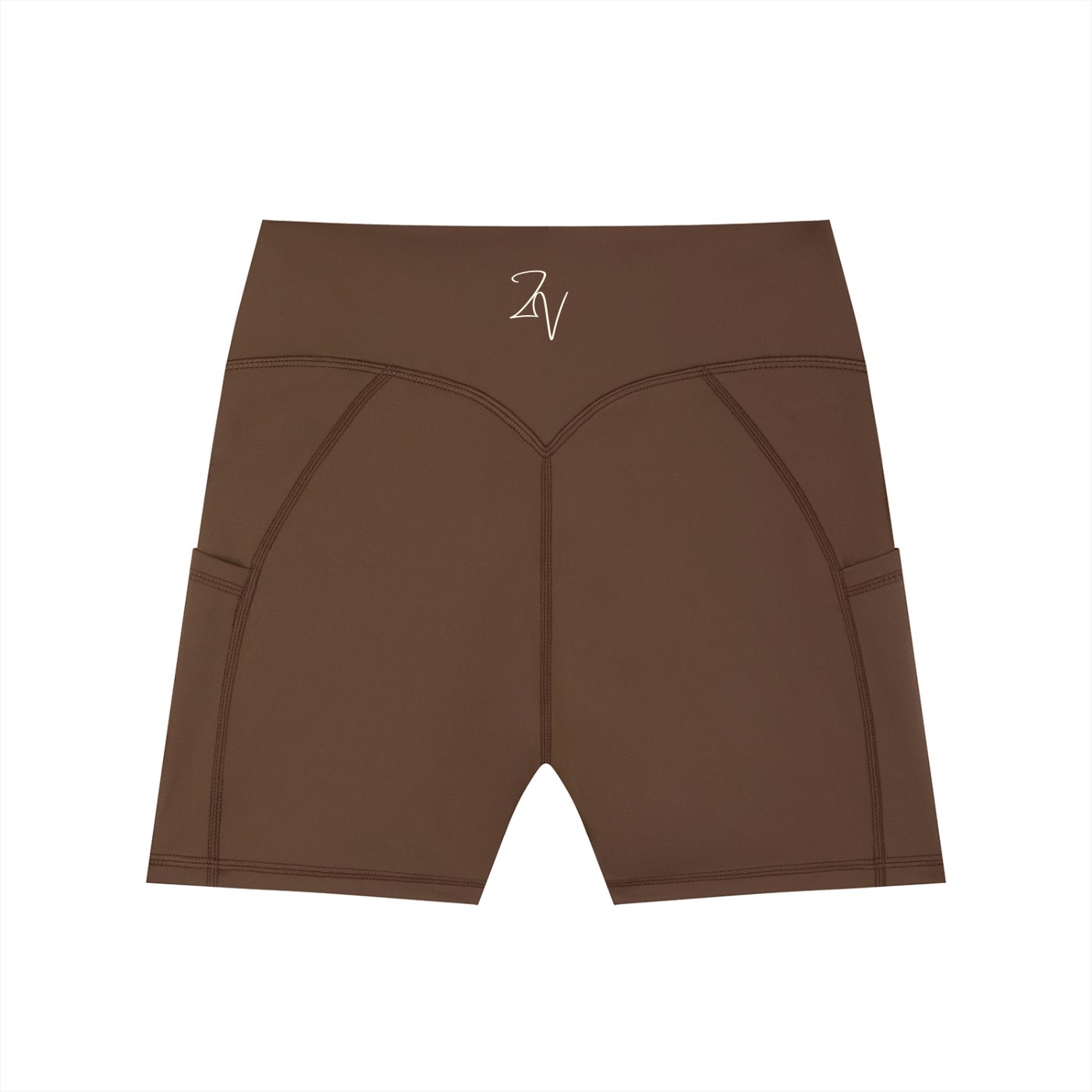 Women's High-Waisted Pocket Biker Shorts | Athletic Performance Workout Shorts