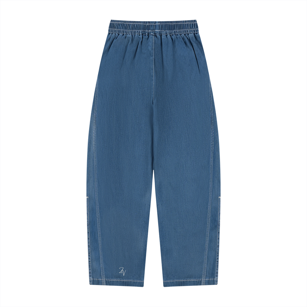 Kids Vintage Wash Straight Leg Jeans | Soft Everyday Denim Pants