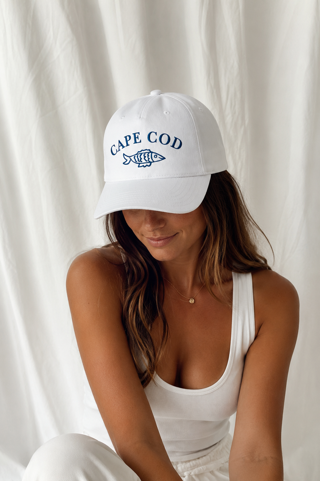 Cape Cod Embroidered 5-Panel Cap | Adjustable Mid-Profile Snapback Hat