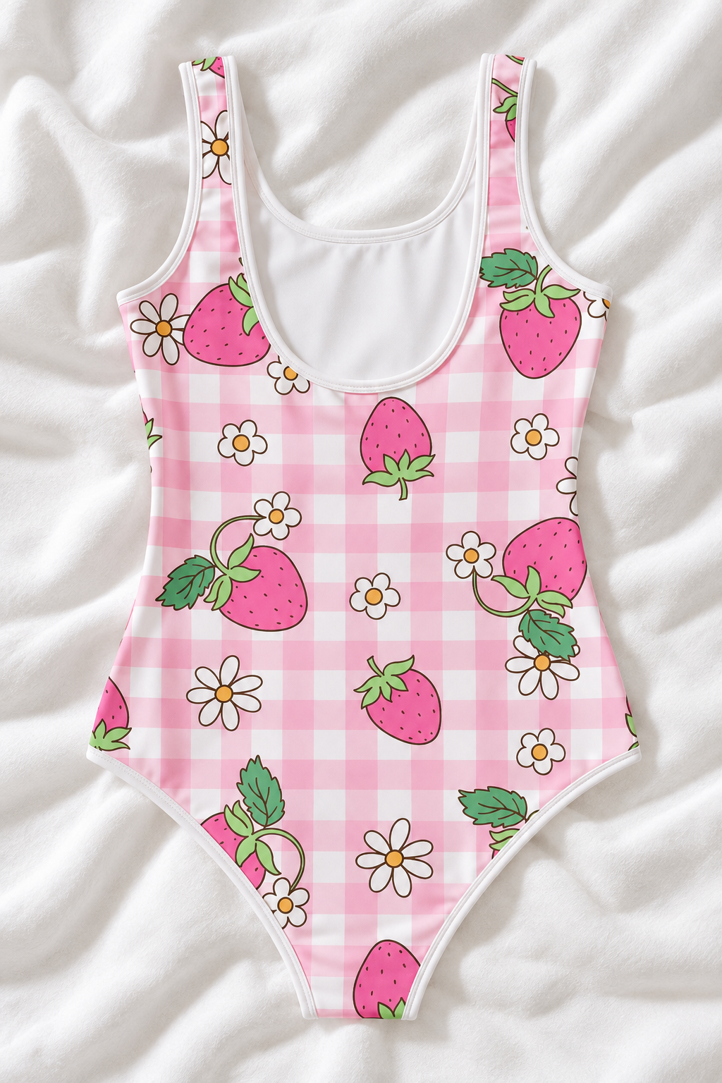 Little Kids Strawberry One Piece Swimsuit | Sweet Summer Bathing Suit