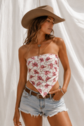 Western Bandana Head Scarf | Cowboy Hair Scarf & Country Festival Bandana