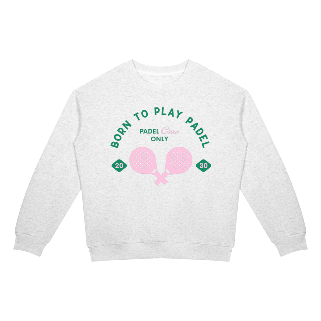 Born to Play Padel Graphic Sweatshirt – Retro Padel Club Unisex Crewneck