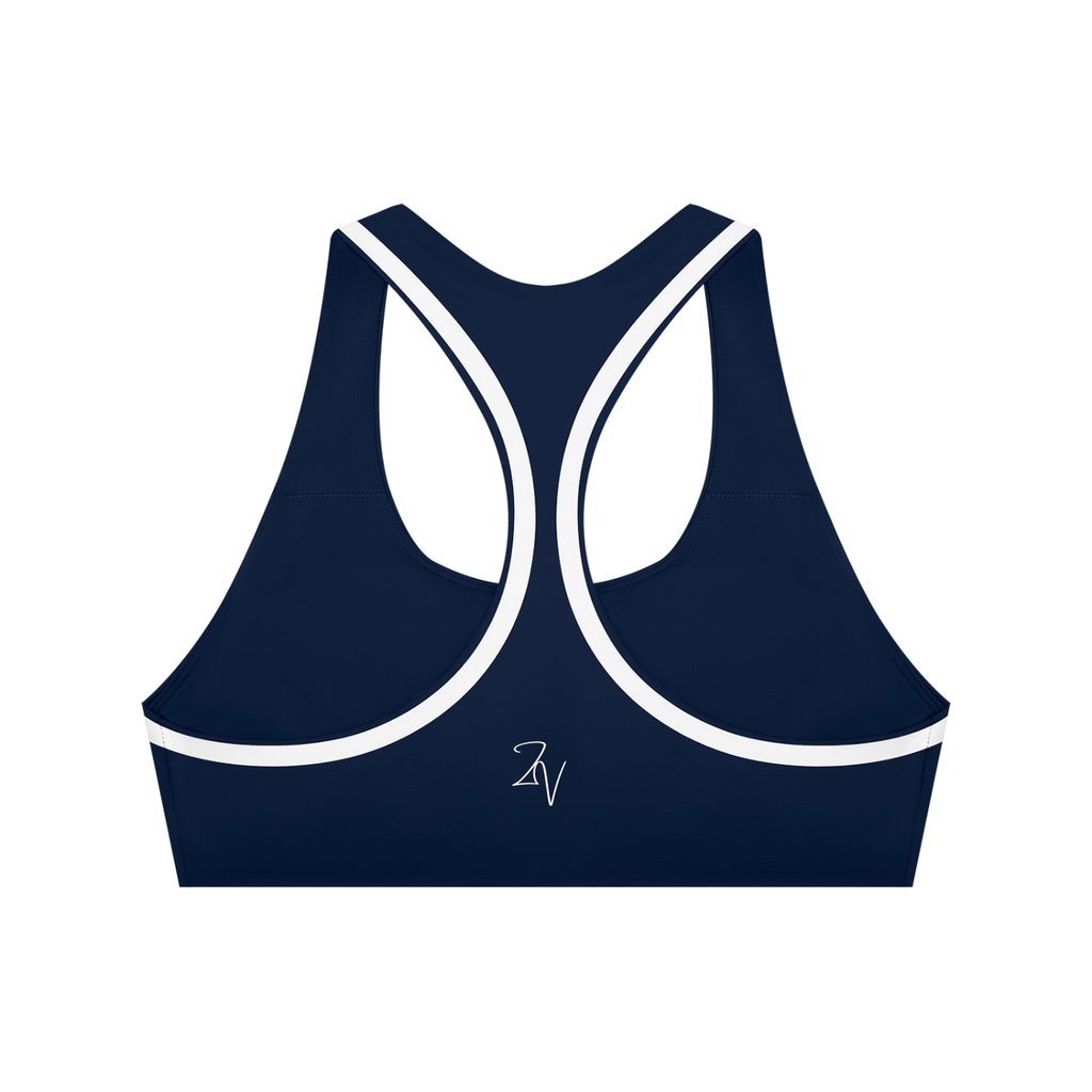 Women's Racerback Sports Bra | Built-In Padding Supportive Workout Bra