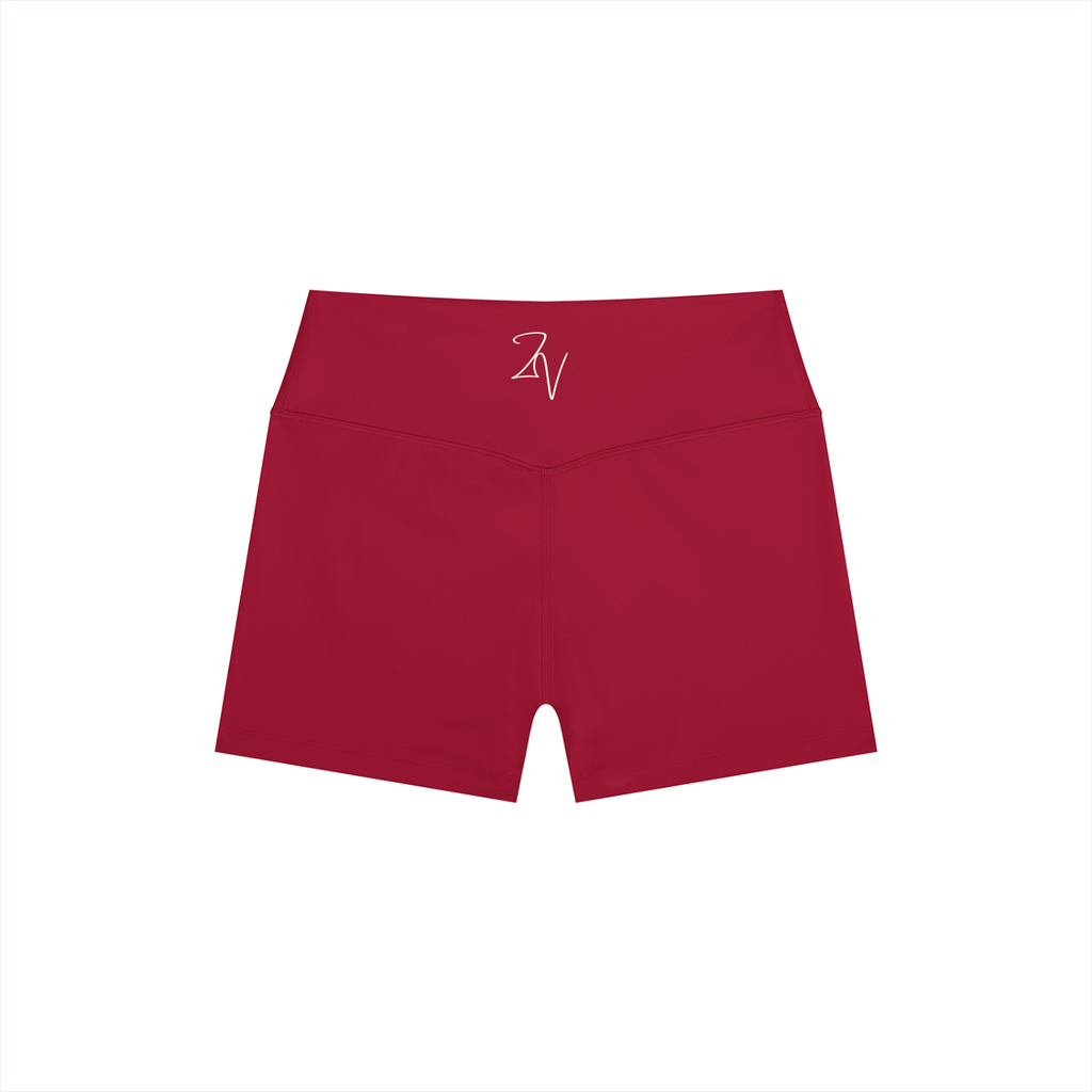 Women's High Rise Biker Shorts | Athletic Workout Performance Shorts